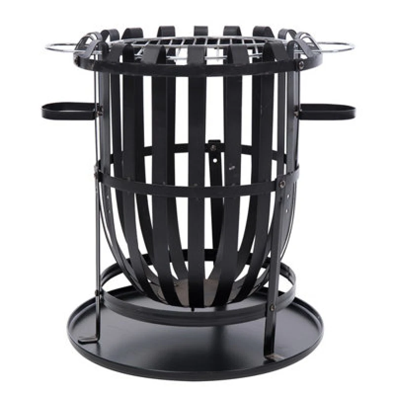 Image of Redfire Fire Basket Dallas With Cooking Grill