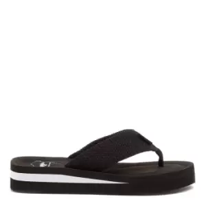 Image of Rocket Dog Winner Black Webbing Flip-Flops