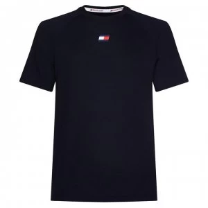 Image of Tommy Sport Train Mesh T Shirt - DW5 Desert Sky