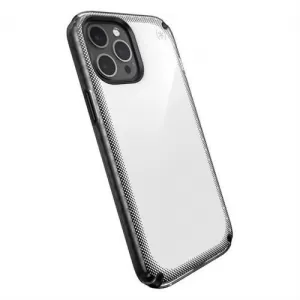 Image of Speck Presidio 2 Armor Cloud Clear Black White iPhone 12 Pro Max Phone