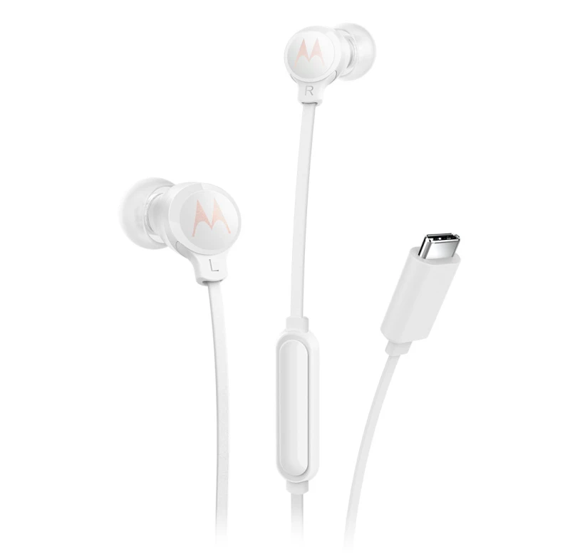 Image of Motorola 3C - S Wired In - Ear USB - C Earbuds White