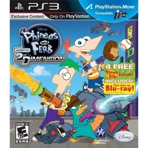 Image of Phineas and Ferb Across the 2nd Dimension Move Compatible Game