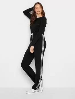 Image of Long Tall Sally Tipped Jumpsuit - Black, Size 10, Women