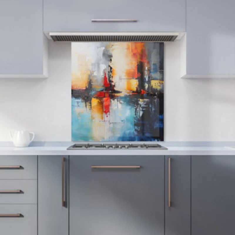 Image of Warren Reed - Designer Easter Cross with Daffodils Watercolour Tea Towel Multicolor Unisex