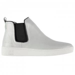 Image of Fly London Mabs Boots Silver Leather