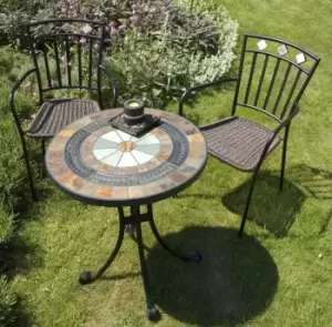 Image of Europa Villena Table With 2 Malaga Chairs Set