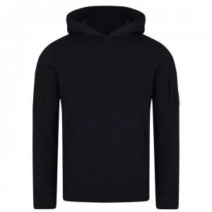 Image of CP COMPANY Junior Boys Lens Arm Over The Head Hoodie - Navy 888