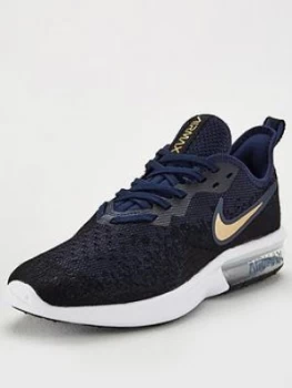 Image of Nike Air Max Sequent 4 BlackGold BlackGold Size 3 Women