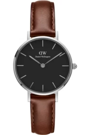 Image of Ladies Daniel Wellington Classic Petite 28 St Mawes Black Watch DW00100237