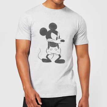 Image of Disney Mickey Mouse Angry T-Shirt - Grey - XS