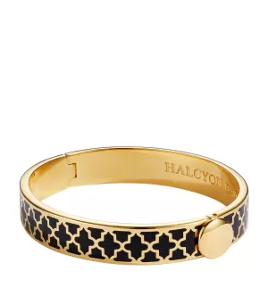 Image of Ladies Halcyon Days Gold Plated Agama Bangle HBMOS0210G