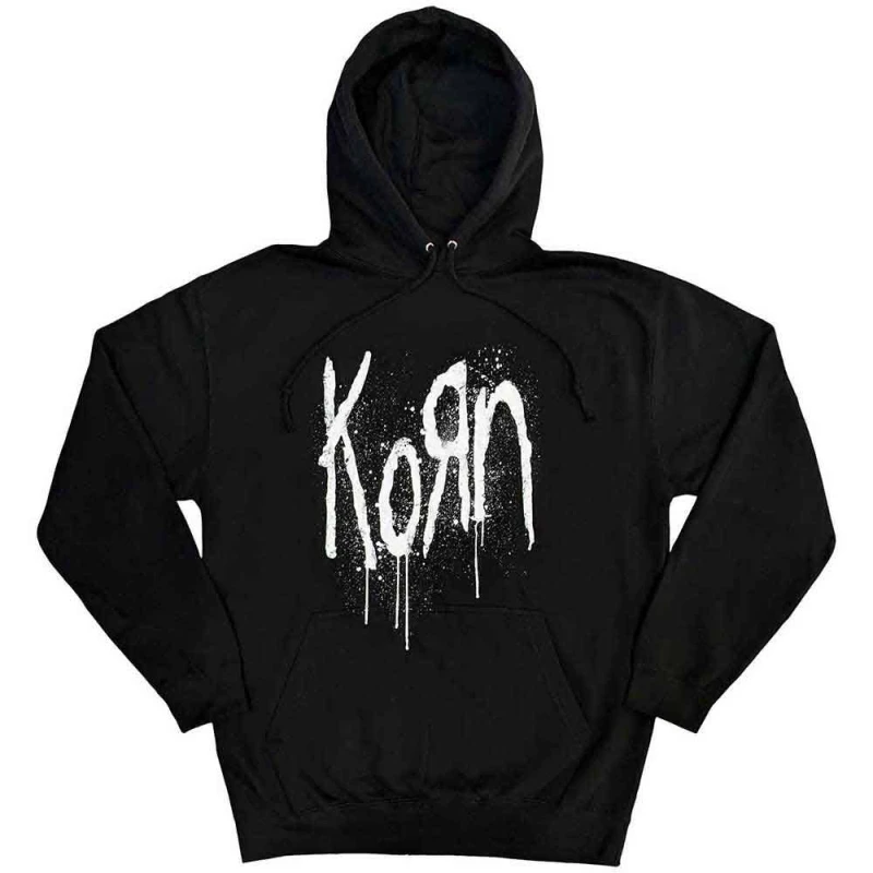 Image of Korn Mens Still A Freak Back Print Hoodie in Black Size: 2XL Black Male 2XL