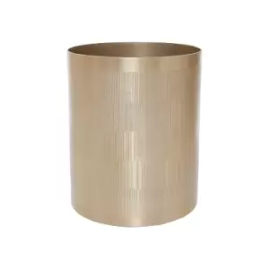 Image of Etched Line Champagne Finish Waste Bin