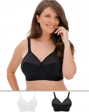 Image of Playtex 2Pack Non Wired Bras