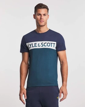Image of Lyle & Scott Sport Chest Logo T-Shirt