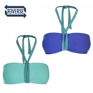 Image of ONeill Reversible Band Bikini Top Ladies - Turq/Marine