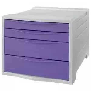 Image of Esselte Colour Breeze Drawer Cabinet, 4 drawers 628458