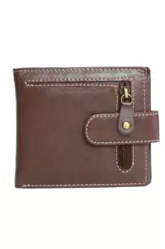 Image of Bi-Fold Wallet With Zip Detail