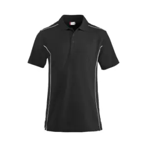 Image of Clique Mens New Conway Polo Shirt (XL) (Black)