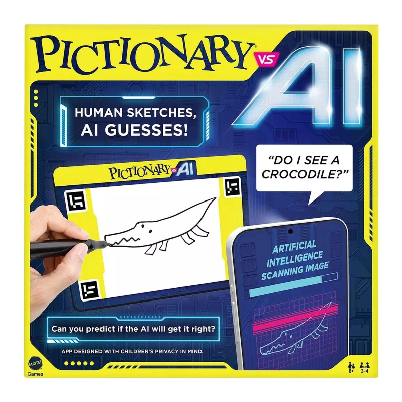 Image of Wind Designs Pictionary vs AI UK Board Games One Size Black 76668290000