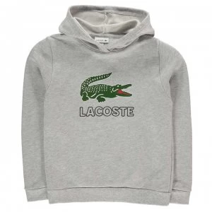 Image of Lacoste Junior Boys Sport Logo OTH Hoodie - Argent Chine