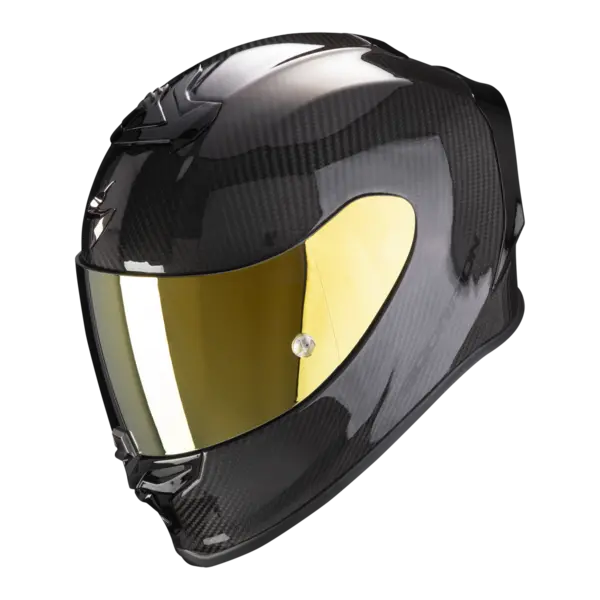Image of Scorpion Exo-R1 Evo Carbon Air Solid Black Full Face Helmet XS