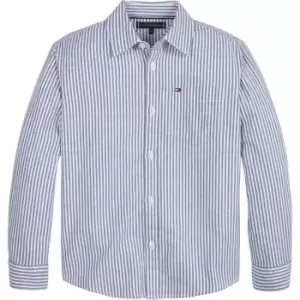 Image of Tommy Hilfiger Hemp Relaxed Shirt L/S - Blue