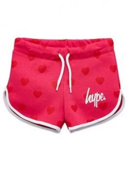 Image of Hype Girls Heart Runner Short - Pink