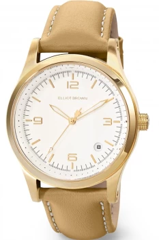 Image of Womens Elliot Brown 405-007-L59 Kimmeridge Wristwatch Colour - Gold Tone