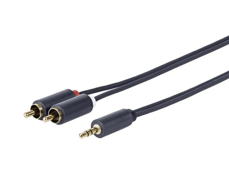 Image of Vivolink PROMJRCA2 audio cable 2m 3.5mm 2 x RCA Black
