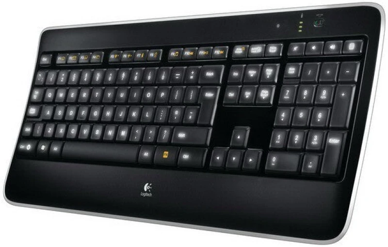 Image of Logitech Logitech Wireless Illuminated K800 keyboard RF Wireless AZERTY French Black 920-002372