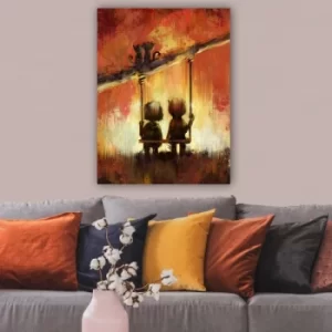 Image of 315642092_70100 Multicolor Decorative Canvas Painting