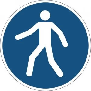 Image of Durable 173106 Use Symbol Pedestrian Route- Blue (Ø x H) 430 mm x 0.4 mm