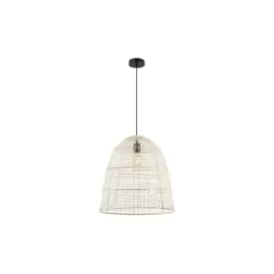 Image of Xanthi Ceiling Pendant Lamp E27 Max 60W Rattan Natrual