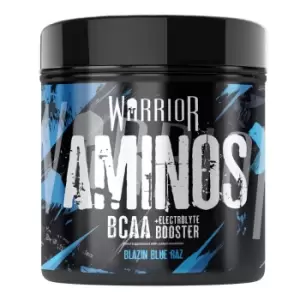 Image of Warrior Aminos BCAA Powder - 30 servings 360g-Blue Raspberry Branch Chain Amino Acids Supplements