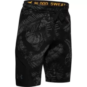 Image of Under Armour Rock Terry Shorts Junior Boys - Black