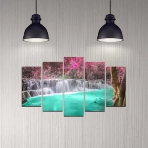 Image of 5DMDF-46 Multicolor Decorative MDF Painting (5 Pieces)