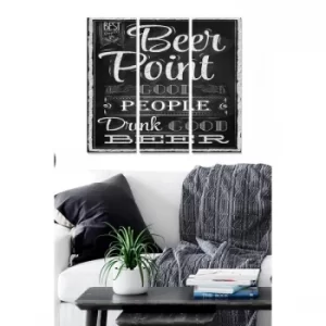 Image of MDF29786275 Multicolor Decorative MDF Painting (3 Pieces)