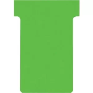 Image of Nobo Size 2 T-Cards Green Pack of 100
