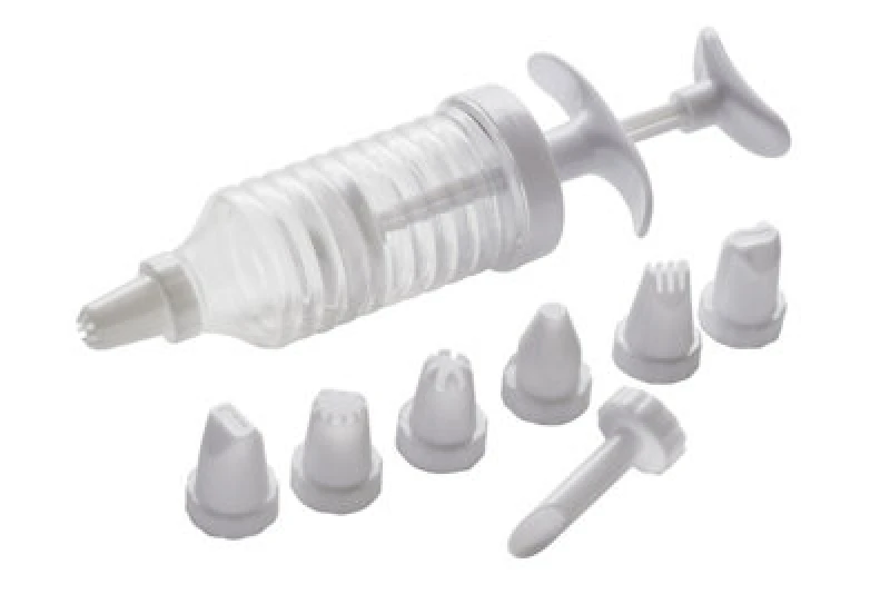 Image of Premier Housewares Hallie White And Clear Pp Cake Decorating Set White