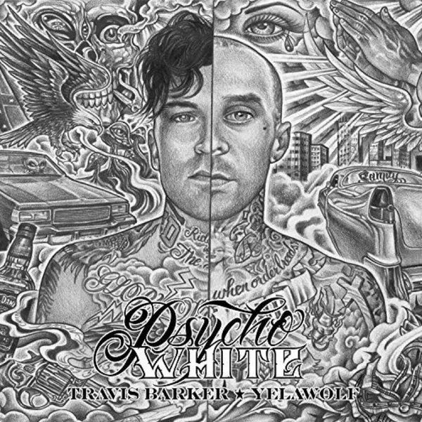 Image of Travis Barker & Yelawolf - Psycho White Vinyl
