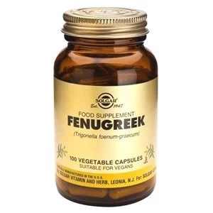 Image of Solgar FP Fenugreek Vegetable Capsules 100 Vegicaps
