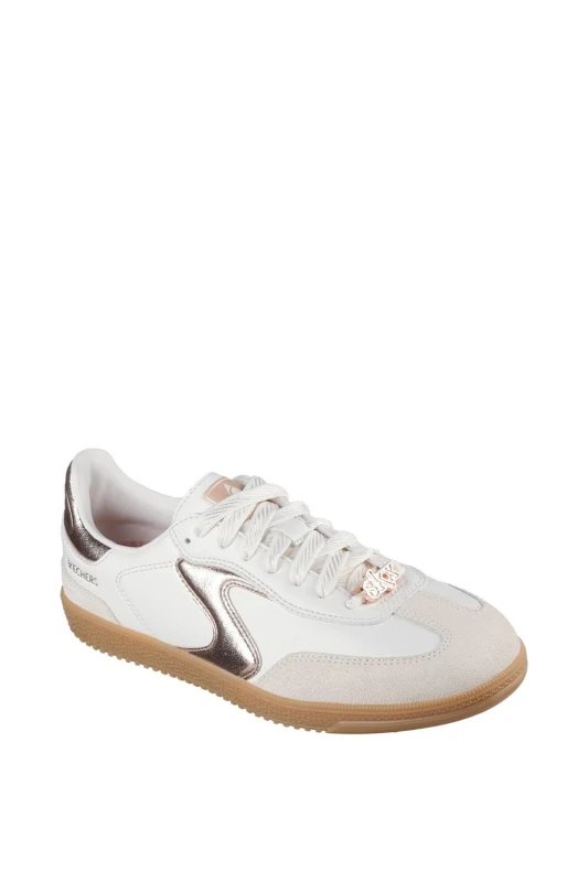 Image of Skechers Womens Hotshot Cool Glow Trainer in White Size: 7 White Female 7