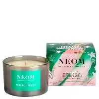 Image of Neom Organics London Christmas 2023 Scent To Make You Happy Perfect Peace Travel Candle 75g
