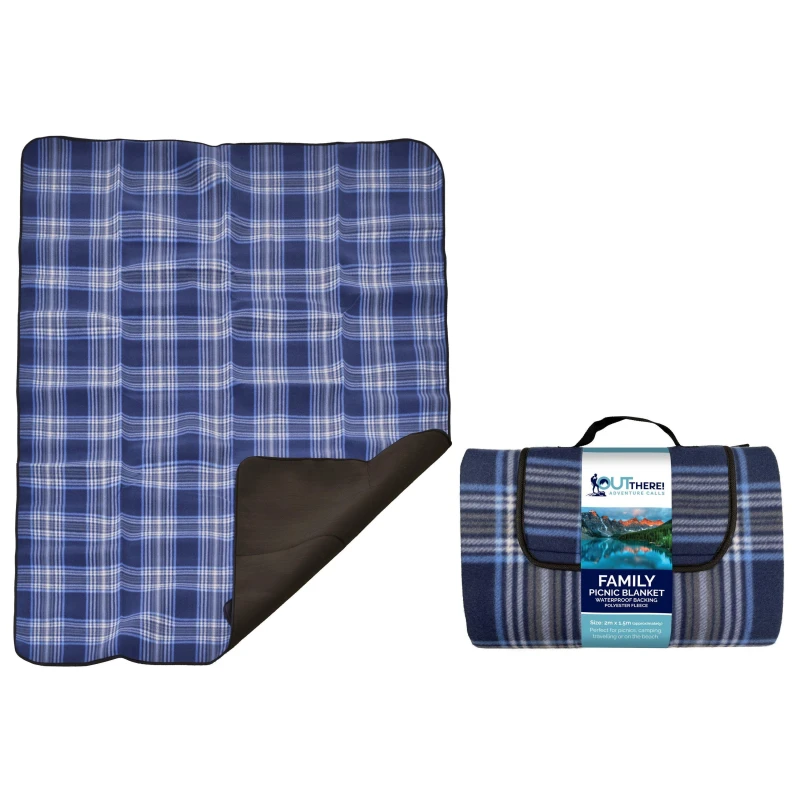 Image of Out There Large Family Picnic Blanket Multi unisex