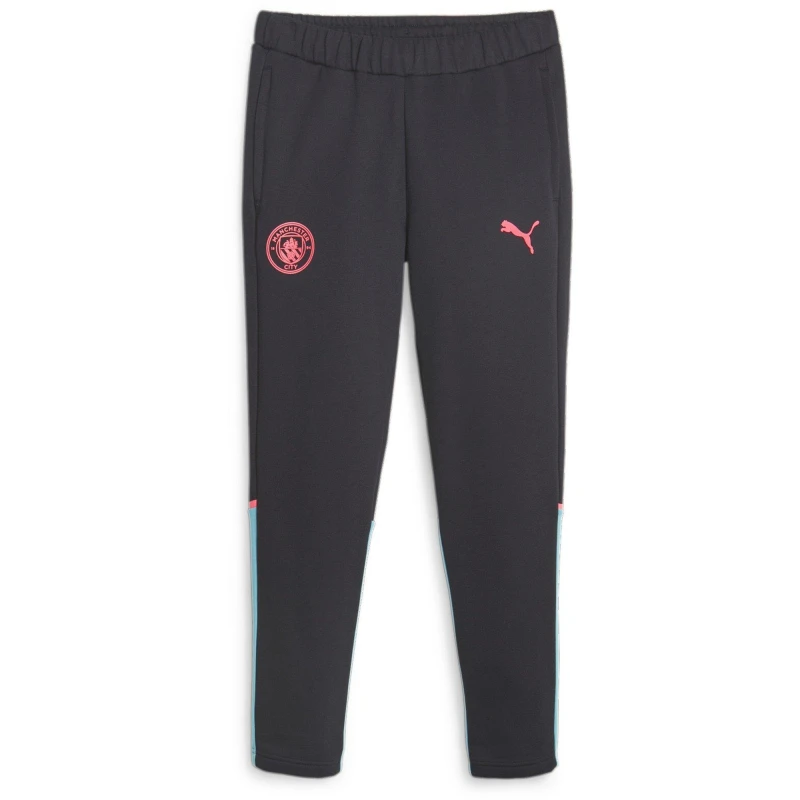 Image of Puma Mcfc Casuals Pants Tracksuit Bottom Mens Dark Navy male S