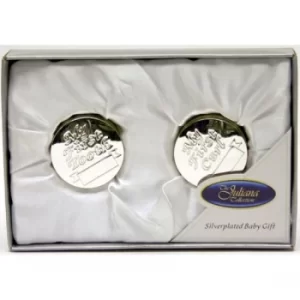 Image of Silverplated My First Tooth & Curl Set Trinket Box