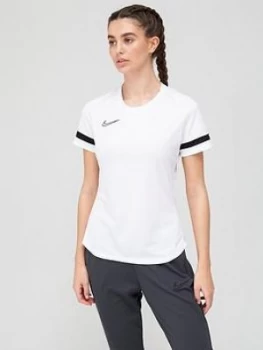 Image of Nike Womens Academy 21 Dry T-Shirt - White