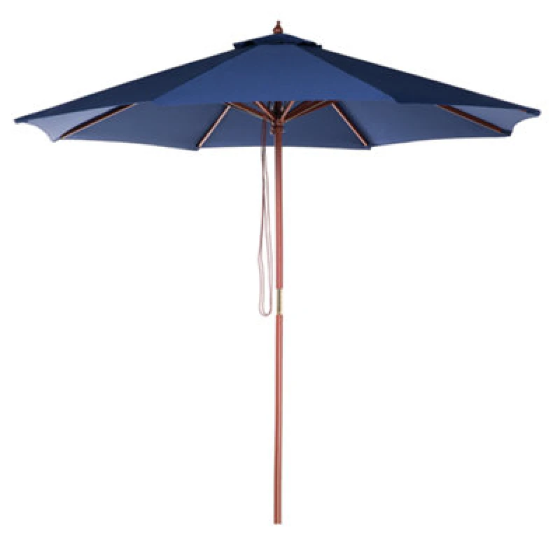 Image of Beliani Market Parasol 270 Cm Toscana Navy Blue