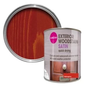 Image of Colours Mahogany Satin Woodstain 0.75L